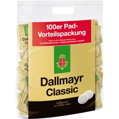 Dallmayr Kaffeepad Classic 145000000 100 St./Pack.
