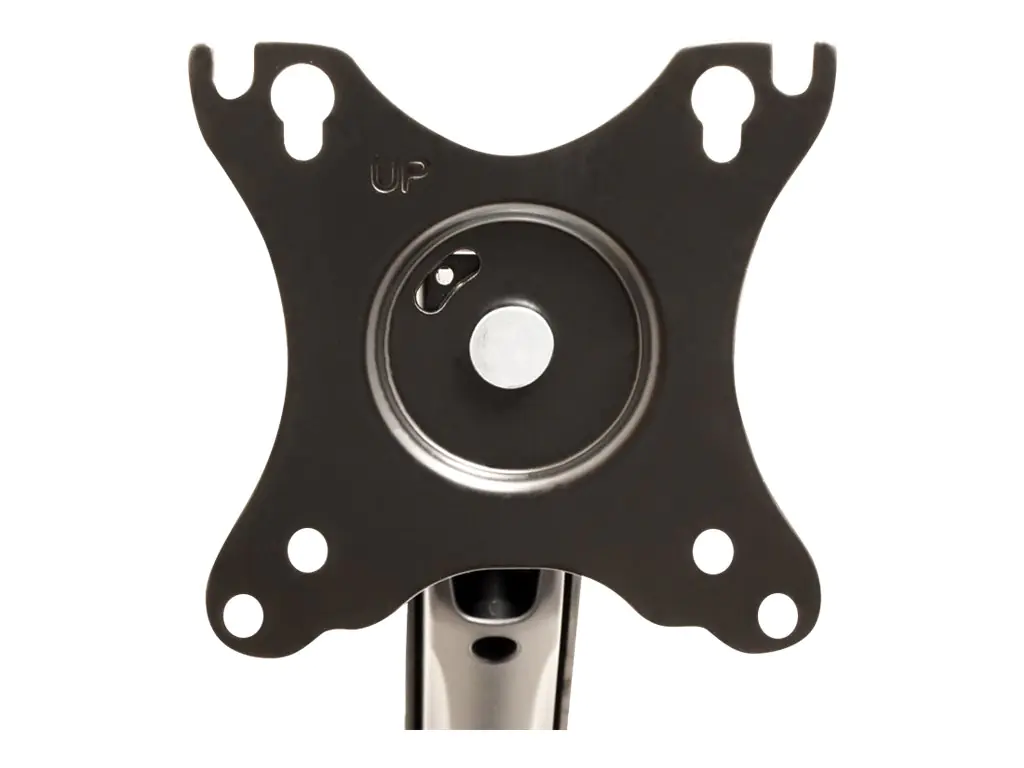 VALUE - Befestigungskit - einstellbarer Arm - für 2 LCD-Displays - Kunststoff, Aluminium, Stahl - Schwarz - Bildschirmgröße: 33-68.6 cm (13"-27") - Tischmontage