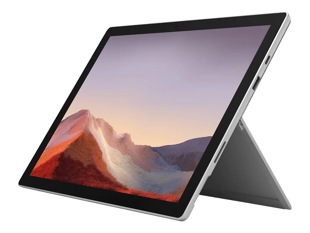 Microsoft Surface Pro 7 - Tablet - Intel Core i5 1035G4 / 1.1 GHz - Win 10 Pro - Iris Plus Graphics - 8 GB RAM - 128 GB SSD - 31.2 cm (12.3") Touchscreen 2736 x 1824 - Wi-Fi 6 - Platin - kommerziell