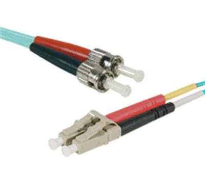 Azenn Connect LWL Patchkabel HD 50/OM3-Faser LC Duplex Stecker/2 x ST Stecker aqua 3.0 - Kabel - 3 m 392733
