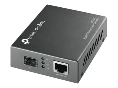 TP-LINK MC220L - Medienkonverter - 1GbE - 1000Base-LX, 1000Base-SX, 1000Base-LH - RJ-45 / SFP (mini-GBIC)