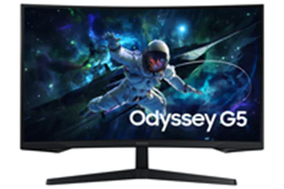 Samsung Odyssey G5 S32CG552EU - G55C Series - LED-Monitor - Gaming - gebogen - 81.3 cm (32") - 2560 x 1440 QHD @ 165 Hz - VA - 300 cd/m² - 2500:1 - HDR10 - 1 ms - HDMI, DisplayPort - Schwarz