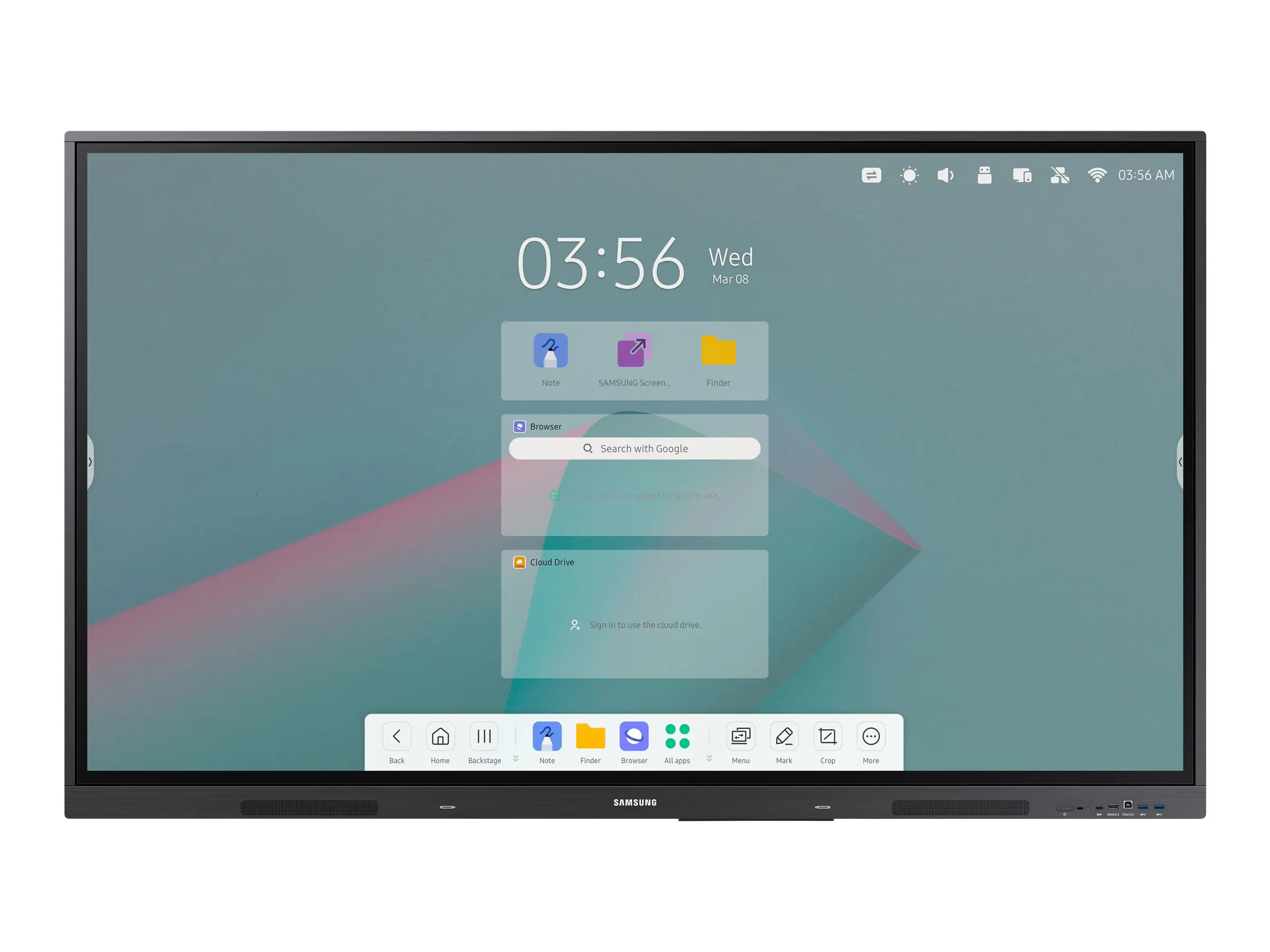 Samsung Interactive Display WA75C - 190 cm (75") Diagonalklasse WAC Series LCD-Display mit LED-Hintergrundbeleuchtung - Bildung / Geschäftswesen - mit Touchscreen (Multi-Touch) - Android - 4K UHD (2160p) 3840 x 2160