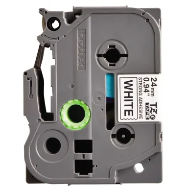 Brother TZe-S251 - Extra starker Klebstoff - Schwarz auf Weiß - Rolle (2,4 cm x 8 m) 1 Kassette(n) laminiertes Band - für P-Touch PT-3600, D600, D800, P900, P950; P-Touch Cube PT-P910; P-Touch Cube Plus PT-P710