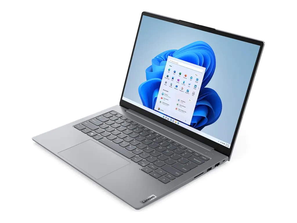 Lenovo ThinkBook 14 G6 ABP 21KJ - 180°-Scharnierdesign - AMD Ryzen 5 7530U / 2 GHz - Win 11 Pro - Radeon Graphics - 16 GB RAM - 512 GB SSD NVMe - 35.6 cm (14") IPS 1920 x 1200 - Wi-Fi 6 - Dual Tone Arctic Gray - kbd: Deutsch - mit 1 Jahr Lenovo Premier Su
