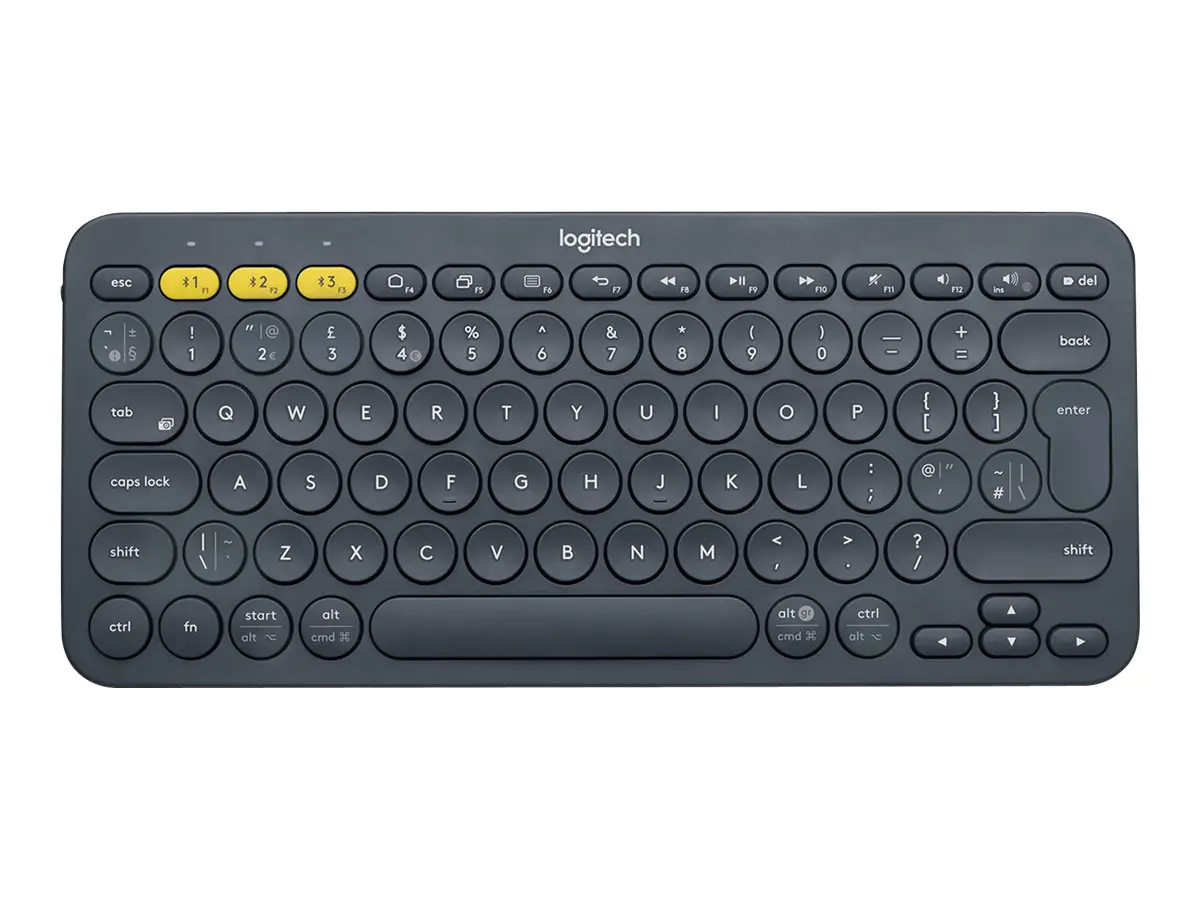 Logitech Multi-Device K380 - Tastatur - Bluetooth - Deutsch - Schwarz