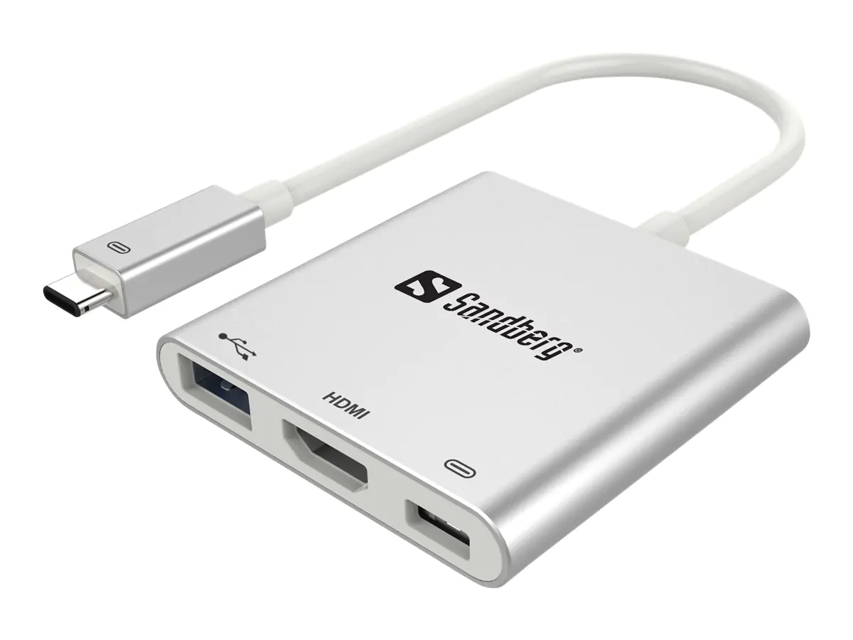 Sandberg USB-C Mini Dock HDMI+USB - Dockingstation - USB - HDMI