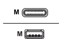 Zebra USB-Kabel - 24 pin USB-C (M) schraubbar zu USB (M)