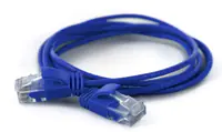 WANTEC 7241 - 0,25 m - Cat6a - U/UTP (UTP) - RJ-45 - RJ-45 - Blau