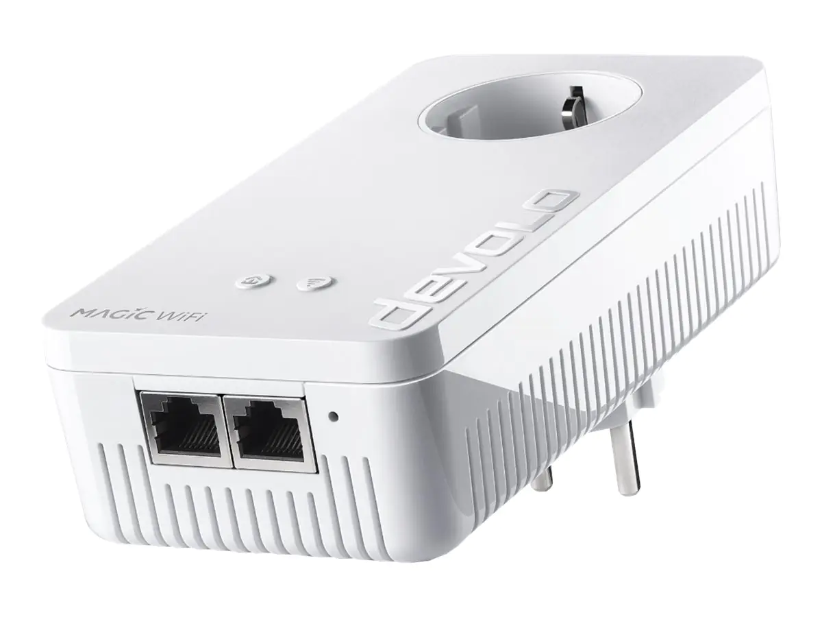Devolo Magic 1 WiFi - Starter Kit - Bridge - - HomeGrid - Wi-Fi 5 - Dual-Band - an Wandsteckdose anschließbar