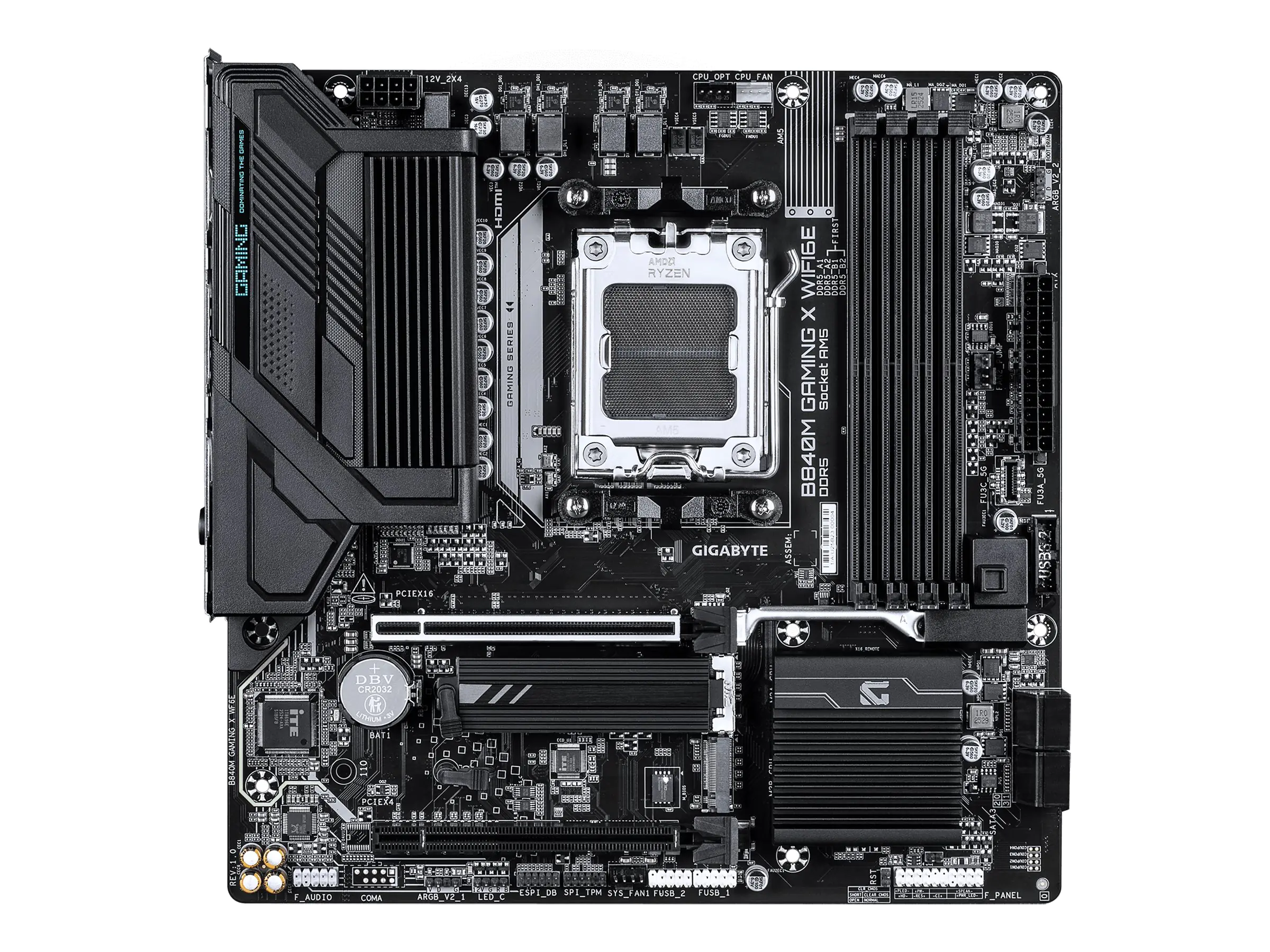 Gigabyte B840M GAMING X WIFI6E - Motherboard - micro ATX - Socket AM5 - AMD B840 Chipsatz - USB