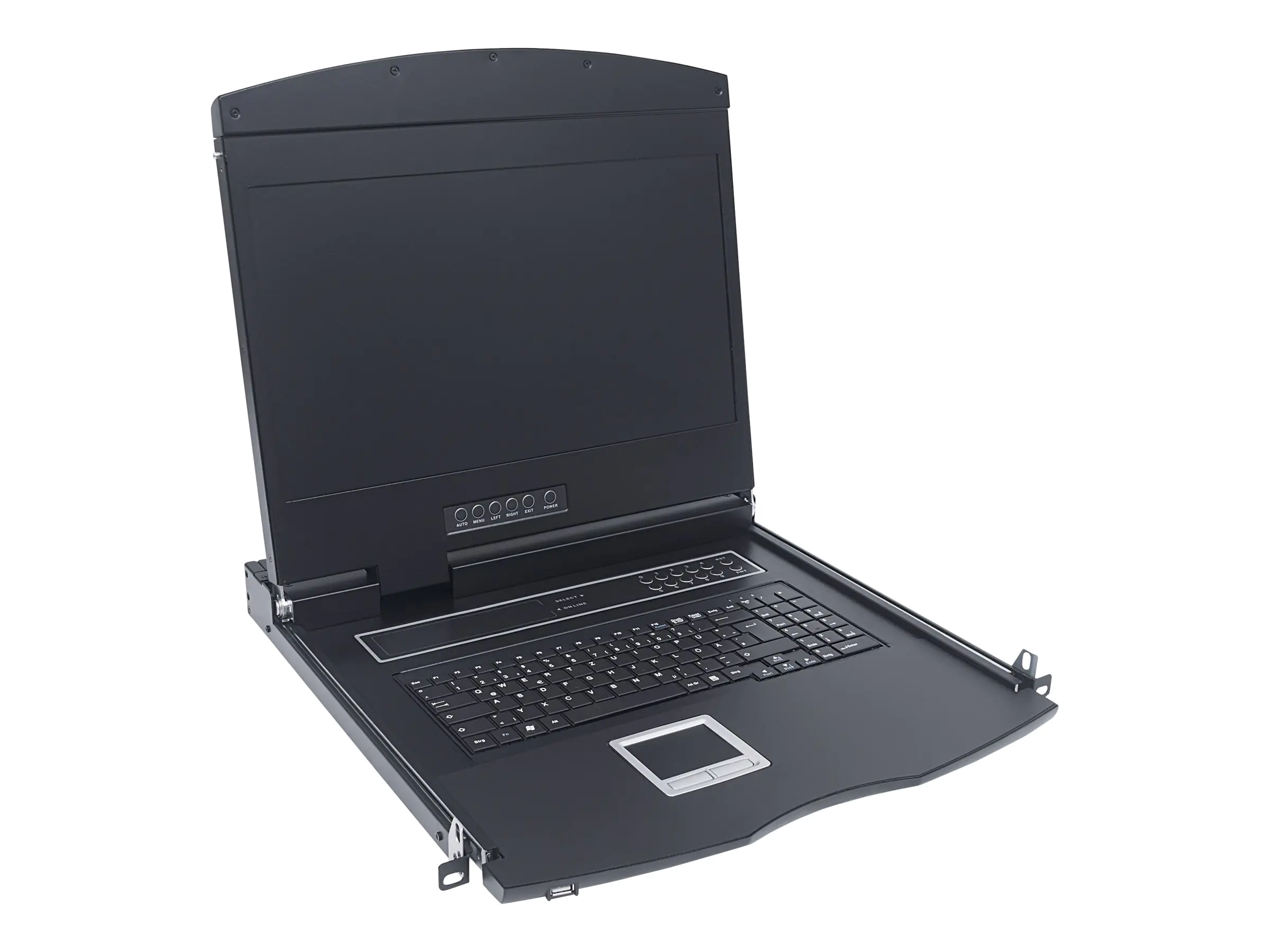 Intellinet Rackmount 17" LCD Console - KVM-Konsole - PS/2, USB - Französisch - 43.2 cm (17") 508025