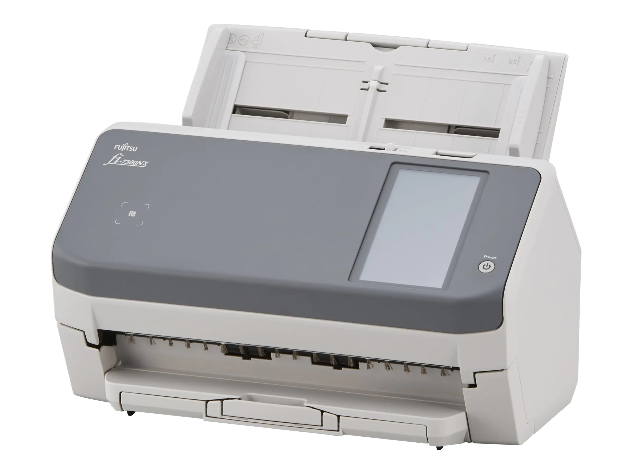 Fujitsu fi-7300NX - Dokumentenscanner - Dual CCD - Duplex - 216 x 355.6 mm - 600 dpi x 600 dpi - bis zu 60 Seiten/Min. (einfarbig) / bis zu 60 Seiten/Min. (Farbe) - automatischer Dokumenteneinzug (80 Blätter) - bis zu 4000 Scanvorgänge/Tag - Gigabit LAN,