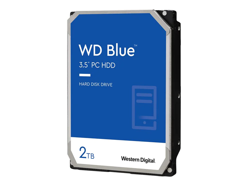 WD Blue WD20EZBX - Festplatte - 2 TB - intern - 3.5" (8.9 cm) - SATA 6Gb/s - 7200 rpm - Puffer: 256 MB