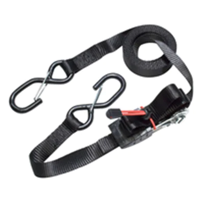 MasterLock 3109EURDAT, Schwarz, Polyester, 400 kg, Spannungsratsche, Klauenhaken, 2,5 cm