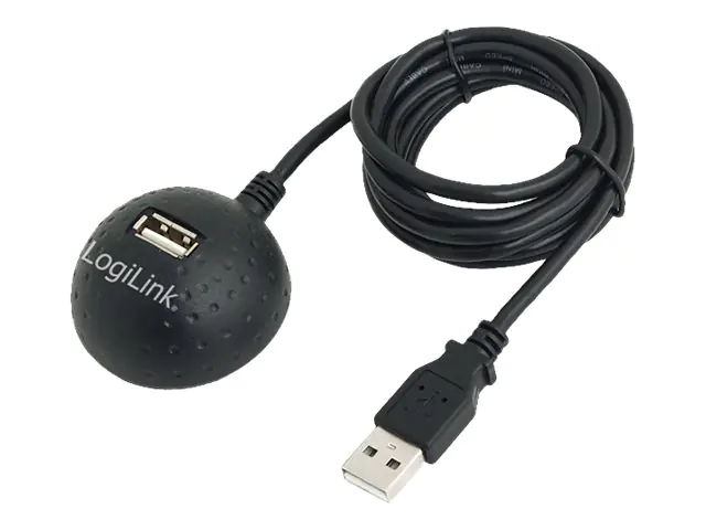 LogiLink Docking Station - USB-Verlängerungskabel - USB (W) bis USB (M) - 1.5 m - Schwarz