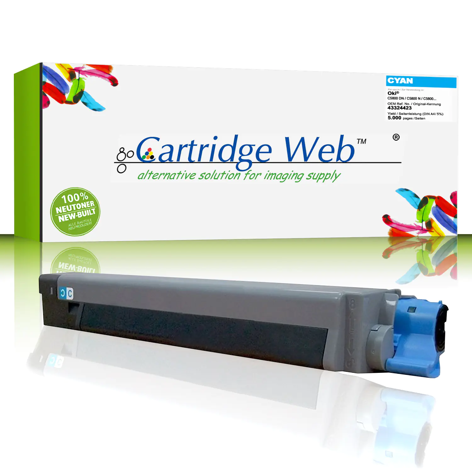CartridgeWeb Toner kompatibel zu Oki 43324422 magenta 5.000 Seiten