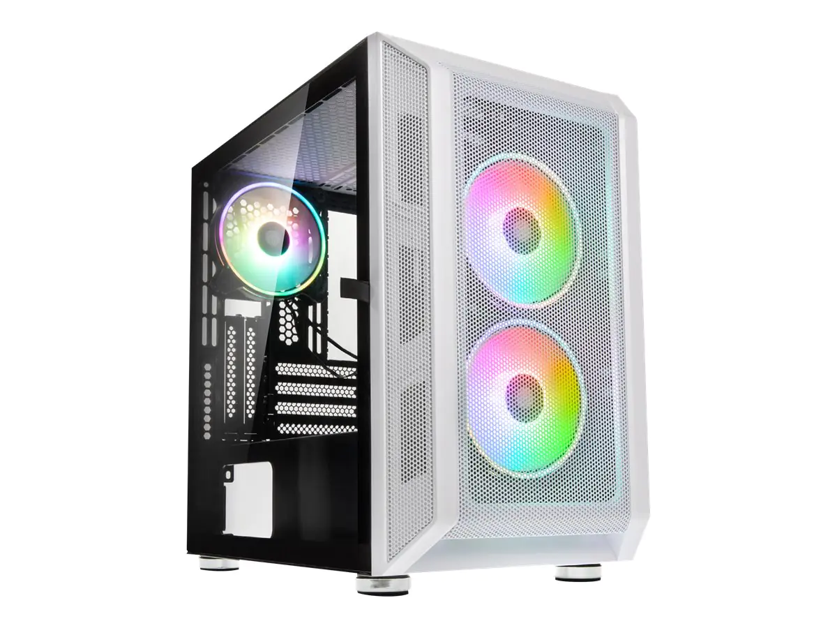 Pro Gamersware Kolink Citadel Mesh RGB - microATX - Seitenteil mit Fenster (gehärtetes Glas)