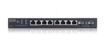 Zyxel XMG1915 Series XMG1915-10E - Switch - verwaltet, NebulaFLEX Cloud - L3 Lite - Smart - 8 x 100/1000/2.5G + 2 x Gigabit SFP / 10 Gigabit SFP+ - Desktop