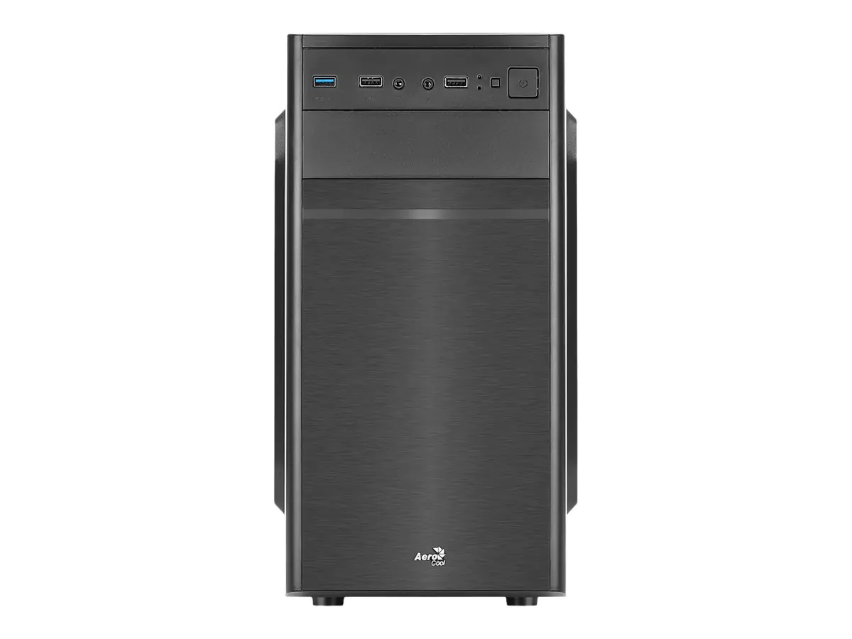 AeroCool PGS C Series CS-103 - Tower - micro ATX - keine Spannungsversorgung (ATX) - Schwarz - USB/Audio