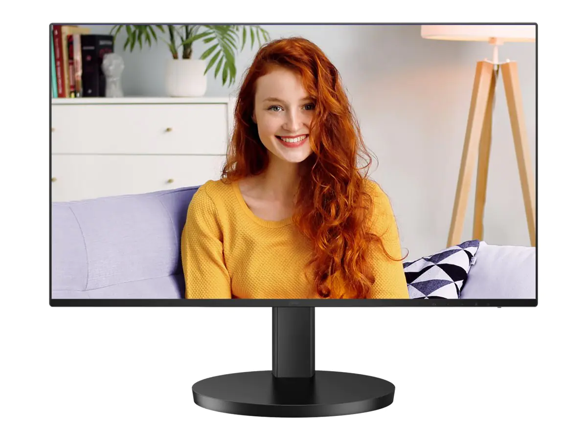 AOC Basic-line 24B3CF2 - LED-Monitor - 61 cm (24") (23.8" sichtbar) - 1920 x 1080 Full HD (1080p) @ 100 Hz - IPS - 250 cd/m² - 1300:1 - 1 ms - HDMI, USB-C - Lautsprecher - Schwarz
