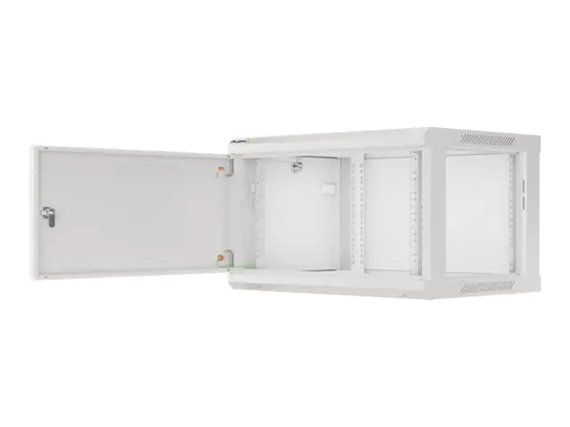Lanberg WF01-6406-00S - Schrank Netzwerkschrank - geeignet für Wandmontage - Grau, RAL 7035 - 6U - 48.3 cm (19")