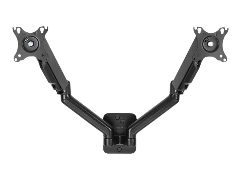LogiLink - Befestigungskit - Gasfeder - für 2 LCD-/Plasma-Konsolen - Kunststoff, Stahl, Aluminium - Schwarz - Bildschirmgröße: 43.2-81.3 cm (17"-32") - Wandmontage