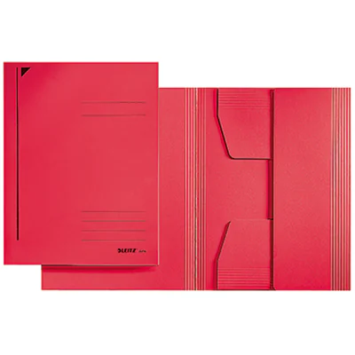 Leitz Jurismappe 39240025 DIN A4 3Klappen Colorspankarton rot