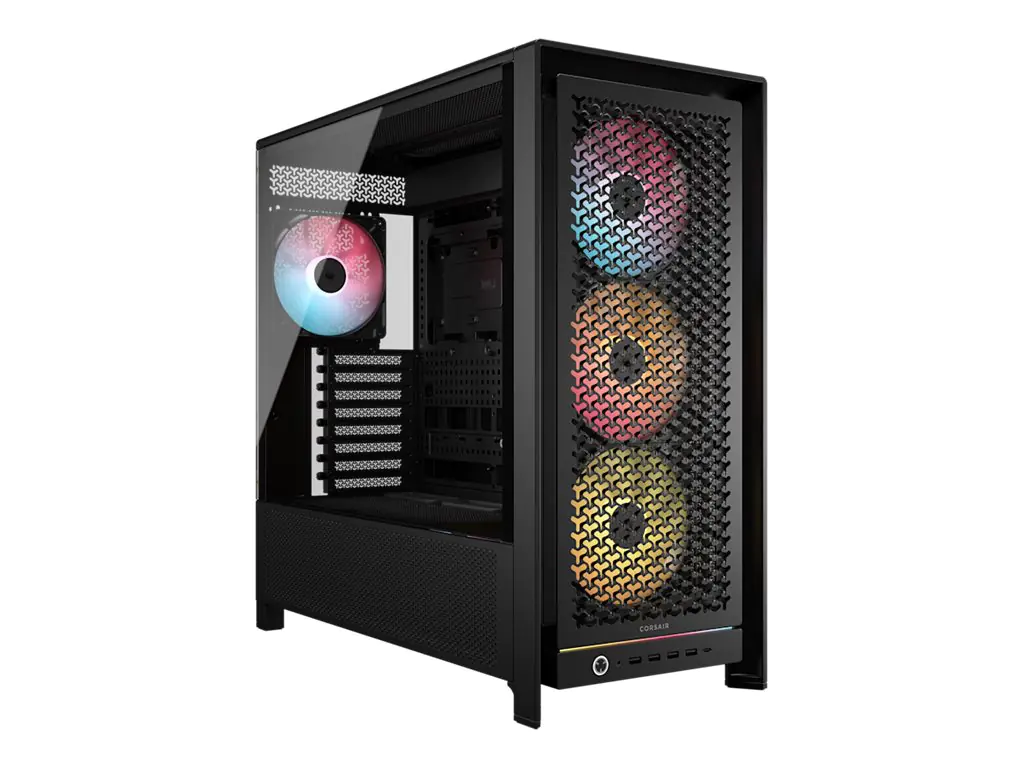 Corsair Geh Midi Frame 5000D RS ARGB Airflow Case Black - Tower - ATX