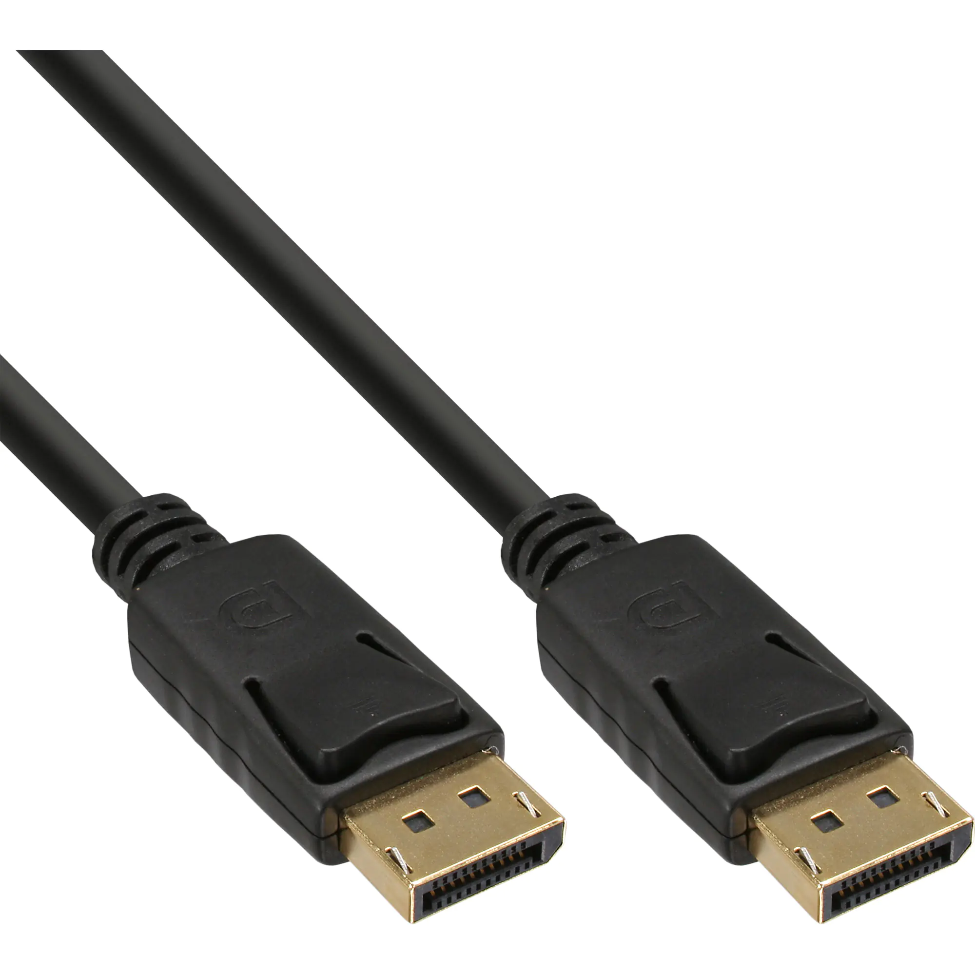 InLine - DisplayPort-Kabel - DisplayPort (M) zu DisplayPort (M) - 5 m - geformt - Schwarz
