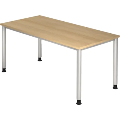 Hammerbacher höhenverstellbarer Schreibtisch VHS16/E/S eiche