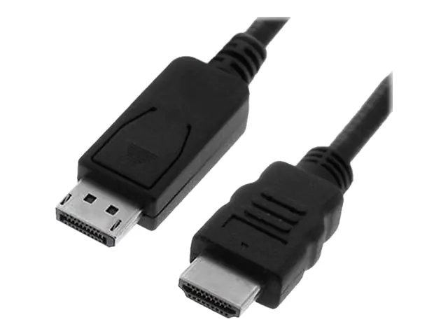VALUE - Adapterkabel - DisplayPort männlich zu HDMI männlich - 3 m - abgeschirmt - Schwarz