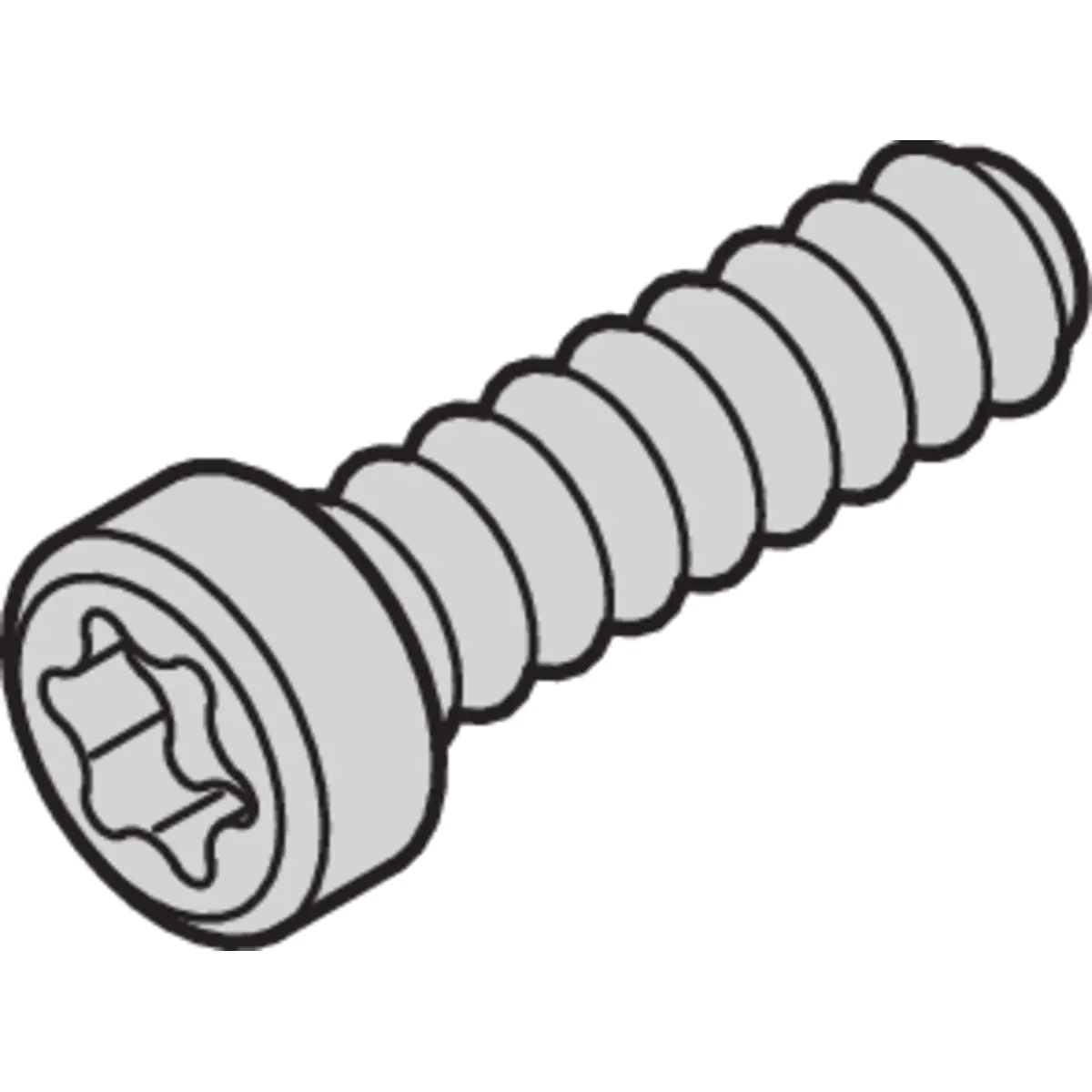 SCHROFF SCREW TORX 2.5X9.3 (100PCS)