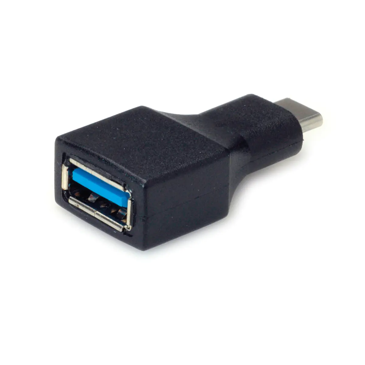 VALUE - USB-Adapter - 24 pin USB-C (M) zu USB Typ A (W) - USB 3.1 Gen1 - geformt - Schwarz