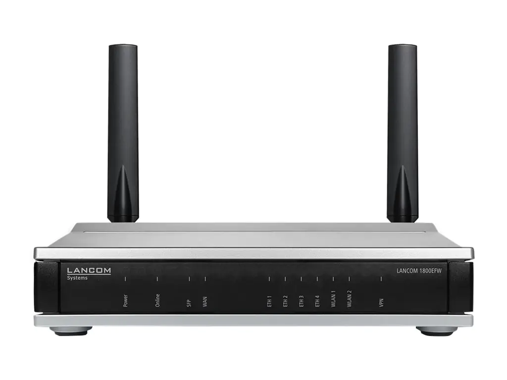 LANCOM 1800EFW - Wireless Router 5-Port-Switch - 1GbE - Wi-Fi 6 - Dual-Band