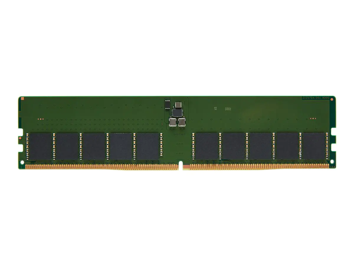 Kingston Server Premier - DDR5 - Modul - 32 GB - DIMM 288-PIN - 4800 MT/s / PC5-38400 - CL40 - 1.1 V - ungepuffert - on-die ECC