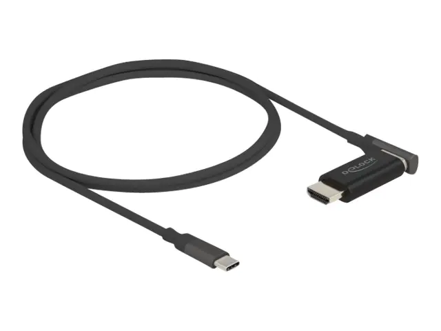 Delock Adapterkabel - USB-C männlich zu HDMI männlich winklig, abnehmbar und magnetisch - 1.2