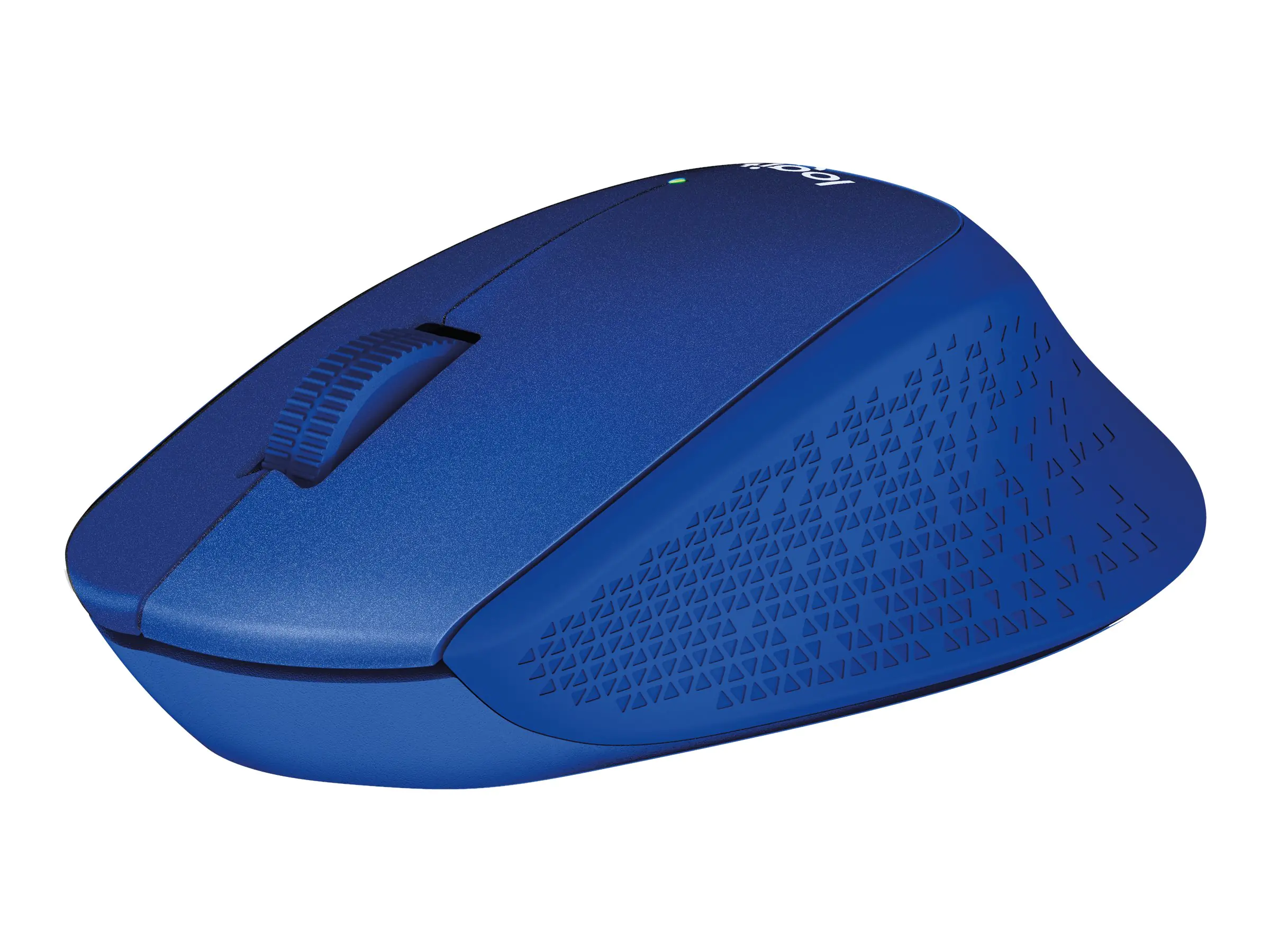 Logitech M330 SILENT PLUS - Maus - 3 Tasten - kabellos - 2.4 GHz - kabelloser Empfänger (USB) - Blau