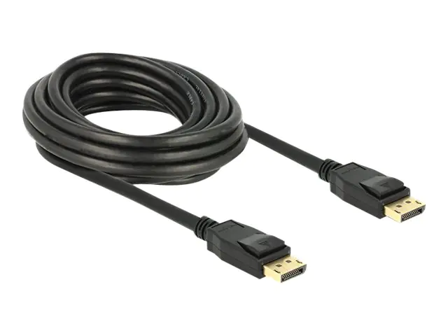 DeLOCK - DisplayPort-Kabel - DisplayPort (M) bis DisplayPort (M) - 5 m - eingerastet - Schwarz