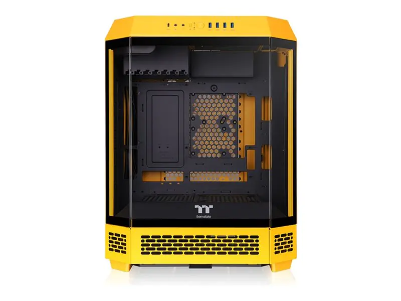 Thermaltake The Tower 600 dunkelgelb Tempered Glass x 3