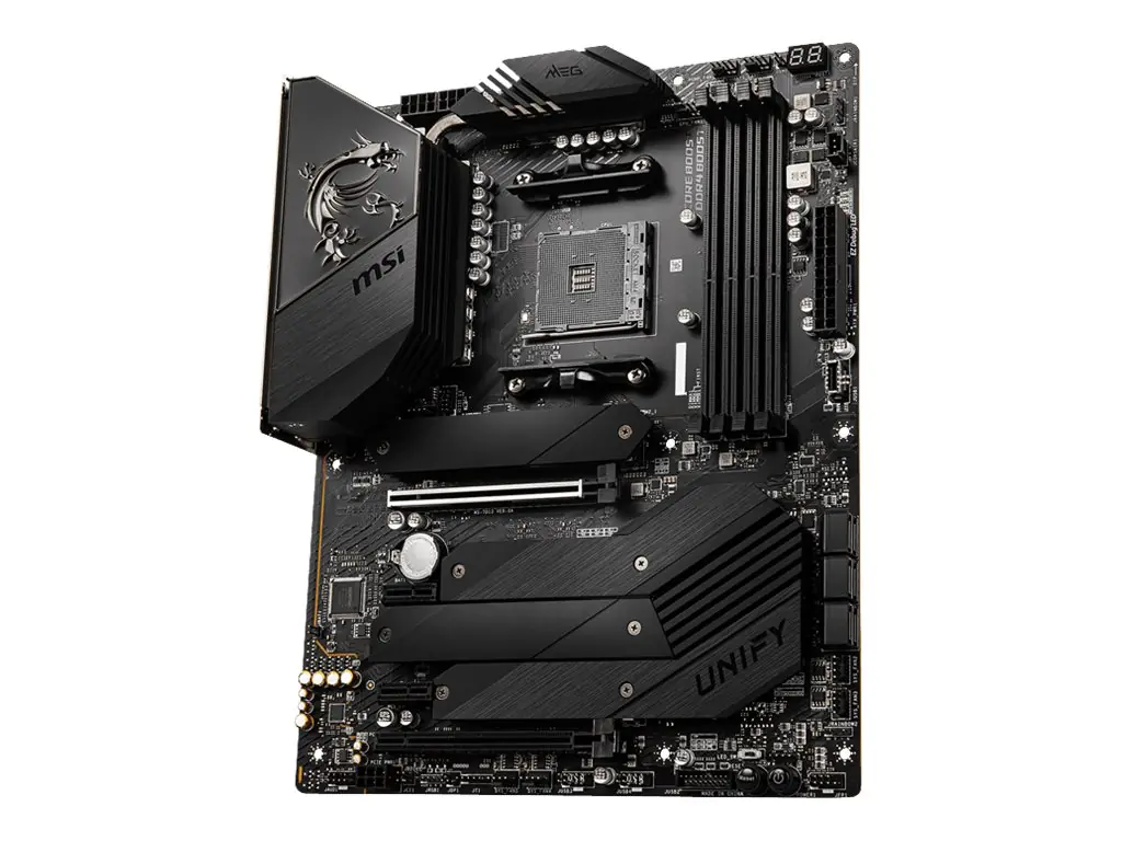 MSI MEG B550 UNIFY - Motherboard - ATX - Socket AM4 - AMD B550 Chipsatz - USB-C Gen2, USB 3.2 Gen 1, USB 3.2 Gen 2 - 2.5 Gigabit LAN, Wi-Fi 6, Bluetooth - Onboard-Grafik (CPU erforderlich) - HD Audio (8-Kanal)