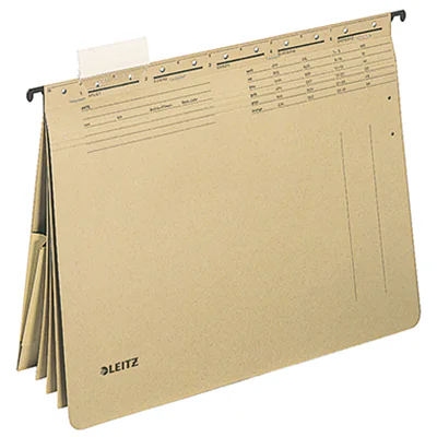 Leitz Hängehefter ALPHA® DIN A4 250g/m² Natronkarton, recycelt naturbraun 25 St./Pack.