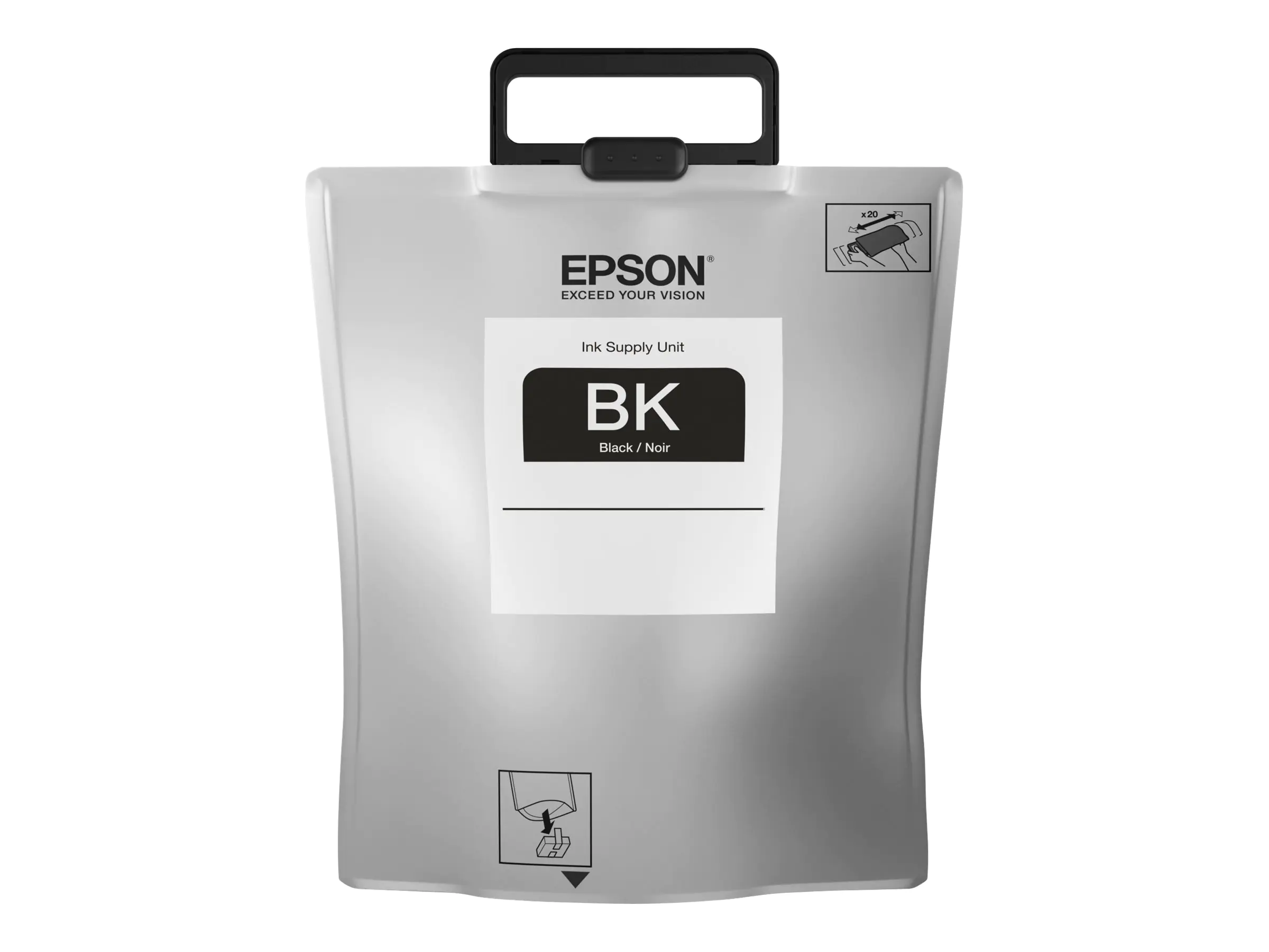 Epson T8691 - 1520.5 ml - Schwarz - Original - Nachfülltinte - für WorkForce Pro R8590 D3TWFC, WF-R8590, WF-R8590 D3TWFC, WF-R8590DTWF