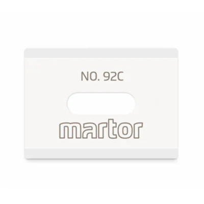 MARTOR Ersatzklinge Sicherheitsmesser NR. 92C Martor SECUNORM 185, -SECUPRO MARTEGO, -SECUPRO MERAK, -SECUMAX 320 Keramik rostfrei 2 St./Pack.