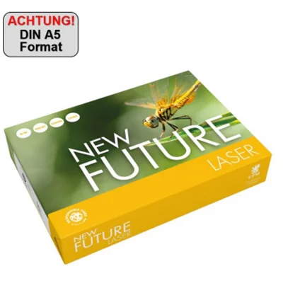 New Future Multifunktionspapier New Future Laser DIN A5 80g/m² weiß 500 Bl./Pack.