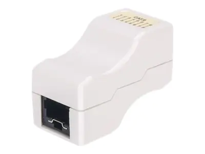 Intellinet Abschließbare Cat6 Inline-Kupplung, UTP, abschließbar, weiß - Netzwerkkoppler - RJ-45 (W) bis RJ-45 (W) - UTP - CAT 6 - weiß