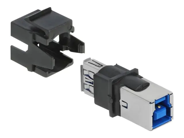 Delock Keystone module - Modulare Eingabe - USB 3.0 Type A - Schwarz