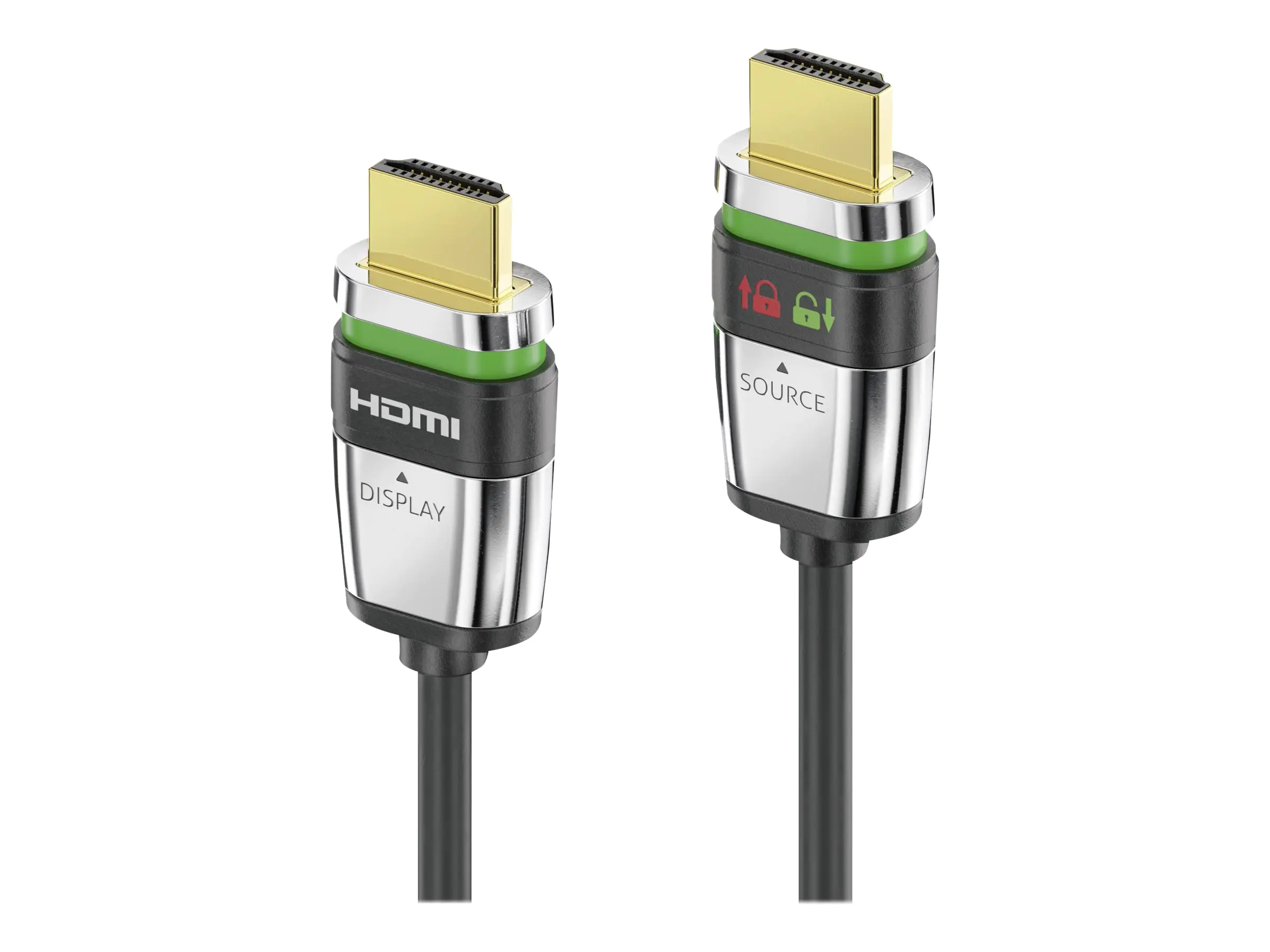 PureLink FiberX Series FX-I375 - Ultra High Speed - HDMI-Kabel - HDMI männlich zu HDMI männlich - 15 m - Geschützter Hybridkupfer/Faseroptik - Schwarz - rund, unterstützt 8K 60 Hz (7680 x 4320)