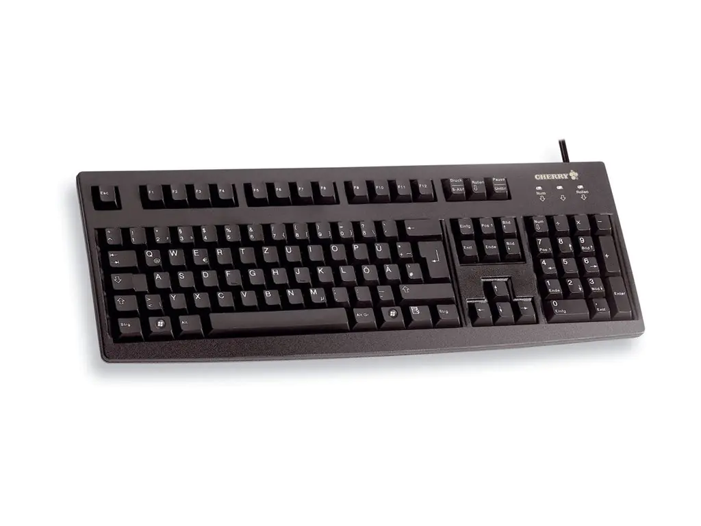 Cherry G83-6104 - Tastatur - USB - USA - Schwarz G83-6104LUNEU-2