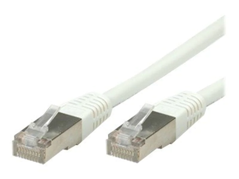 VALUE - Patch-Kabel - RJ-45 (M) zu RJ-45 (M) - 3 m - SFTP - CAT 6 - geformt, verseilt - weiß
